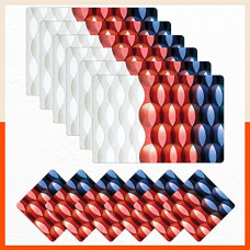 Deals, Discounts & Offers on  - Table Mats by Bathla - Set of 6-45cm x 30cm Table Placemats & Coasters