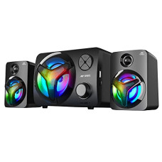 Deals, Discounts & Offers on  - Ant Esports GS350 Pro 2.1 Stereo Gaming Speakers 15W,USB Powered Bluetooth Desktop Speaker Plus 3.5 mm Aux-in, in-line VolumeControl,RGB LED Lights Multimedia Speakers