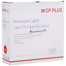 Deals, Discounts & Offers on  - CP PLUS CP-FUT-6TSRH-100 Cat 6 Ethernet 100 meter Cable with high speed connectivity | Universal compatibility | Secure and Stable Connection | 24 AWG 4 Pair UTP Cable