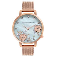 Deals, Discounts & Offers on Women - French Connection Analog Blue Dial Women's Watch-FC21BF