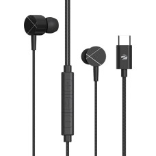 Deals, Discounts & Offers on  - ZEBRONICS Zeb-Buds C2 in Ear Type C Wired Earphones with Mic, Braided 1.2 Metre Cable, Metallic Design, 10mm Drivers, in Line Mic & Volume Controller (Black)