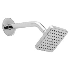 Deals, Discounts & Offers on  - Hindware 100Mm ABS Easy Clean Rain Shower With 225Mm Arm - Square With Chrome Finish