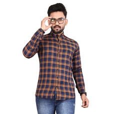 Deals, Discounts & Offers on Men - [Sizes S, M, L, XL, 2XL] More & More Men's Checkered Slim fit Casual Shirt