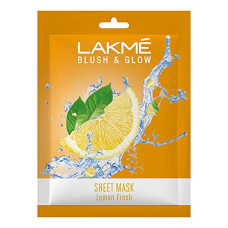 Deals, Discounts & Offers on Beauty Care - Lakme Blush & Glow Lemon Sheet Mask, 25 ml