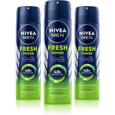 Deals, Discounts & Offers on  - NIVEA MEN Fresh Power Deodorant Spray Deodorant Spray - For Men(150 ml, Pack of 3)
