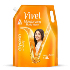 Deals, Discounts & Offers on  - Vivel Exfoliating Body Wash, Glycerin & Honey, Moisturising Shower Gel, 1500ml,