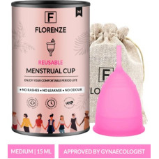 Deals, Discounts & Offers on  - FLORENZE Medium Reusable Menstrual Cup(Pack of 1)