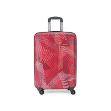 Deals, Discounts & Offers on  - Aristocrat Polyester Hard 55 Cms Luggage- Suitcase(Duedge55Der_Deep Red)