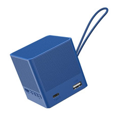 Deals, Discounts & Offers on Electronics - Portronics Bounce 2 5W Portable Bluetooth Speaker with in-Built FM Radio, Type C Charging Port with 5 Hrs Playback(Blue)