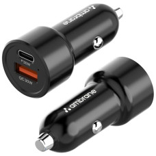 Deals, Discounts & Offers on Mobile Accessories - Ambrane 60W Fast Car Charger with Dual Output, 60W Total (30W USB + 30W Type C PD) Fast Charging Compatible with All Cars
