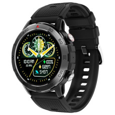 Deals, Discounts & Offers on  - beatXP Duke Rugged 1.43 Round Super AMOLED Bluetooth Calling Smart Watch, Functional Crown, 466 * 466px, 60Hz Refresh Rate, AI Voice Assistance, 100+ Sports Modes, 24/7 Health Monitoring (Black)