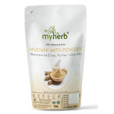 Deals, Discounts & Offers on Beauty Care - MYHERB 100% Natural Multani Mitti Powder (Bentonite Clay-Fuller's Earth Powder)|| 200 Gm || Natural Face Pack100% || Pure No Added Fragrance || For Face Pack || For Men & Women