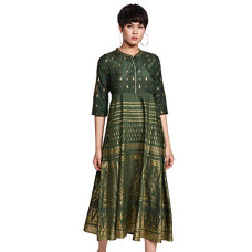 Deals, Discounts & Offers on Women - Aurelia Women's Synthetic A-Line Maxi Dress
