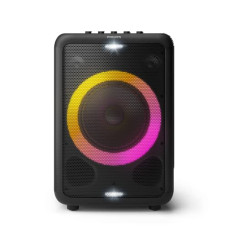 Deals, Discounts & Offers on  - Philips Audio TAX3206 80 W Bluetooth Party Speaker with 14 Hours Play Time, Karaoke Features, Guitar and Mic Input, Party Lights and Carry Handle, Black, Free Wired Mic - T&C Apply