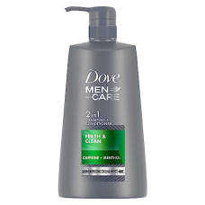 Deals, Discounts & Offers on Beauty Care - Dove Men+Care Fresh & Clean 2in1 Shampoo+Conditioner, 650 ml