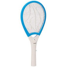 Deals, Discounts & Offers on  - Amazon Brand - Solimo Anti-Mosquito Racquet, Insect Killer Bat with Rechargeable 500 mAh Battery and LED Light, White & Blue