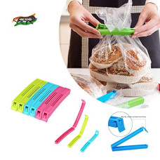Deals, Discounts & Offers on  - VR 18 Pcs - 3 Different Size Plastic Food Snack Bag Pouch Clip Sealer Large, Medium, Small Plastic Snack Seal Sealing Bag Clips Vacuum Sealer (Set of 18, Multi-Color) (Multicolor)