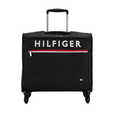 Deals, Discounts & Offers on  - Tommy Hilfiger Orlean Plus 45cm Polyester Overnighter Unisex Trolley Bag -Dark Black