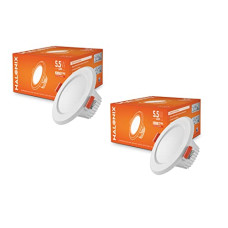 Deals, Discounts & Offers on  - Halonix Kornet 5.5-Watt LED Downlighter (Pack of 2, Warm White)