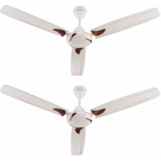 Deals, Discounts & Offers on Home Appliances - Candes Lynx 3 Star 1200 mm Anti Dust 3 Blade Ceiling Fan(Ivory, Pack of 2)