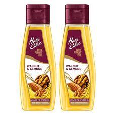 Deals, Discounts & Offers on  - Hair & Care Dry Fruit Oil with Walnuts, Almonds & Vitamin E| Reduce Hairfall |Stronger & Silkier Hair | 500 ml (Pack of 2)