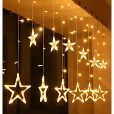 Deals, Discounts & Offers on  - Tu Casa DW-429 - Star Light Curtain - 12 Stars - with Flickering Controller