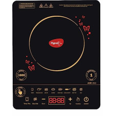 Deals, Discounts & Offers on  - Pigeon By Stovekraft 14429 Acer Plus 1800 Watt Induction Cooktop with Feather Touch Control, Induction Stove comes with 8 Preset Menus and Auto-Shut Off features (Black)