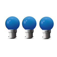 Deals, Discounts & Offers on  - wipro Safe Lights N10004 B22 05-Watt Led Glass Night Lamp (Blue, Pack of 3)