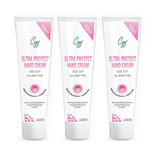 Deals, Discounts & Offers on  - CGG Cosmetics Ultra Protect Hand Cream SPF 45 Broad Spectrum PA+++ Protection 30 GM (PACK OF 3)