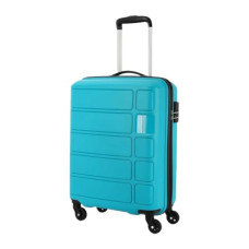 Deals, Discounts & Offers on  - American Tourister Kamiliant Harrier 56 Cms Small Cabin Polypropylene (PP) Hard Sided 4 Wheeler Spinner Wheels Luggage (Coral Blue)