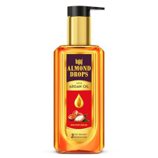 Deals, Discounts & Offers on Beauty Care - Bajaj Almond Drops Almond + Argan Hair Oil - 200Ml | Provides 3-Way Damage Protection | For Soft And Shiny Hair | Non-Sticky Formula | With Almond Oil & Argan Oil