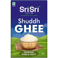 Deals, Discounts & Offers on Food and Health - Sri Sri Tattva Shuddh Ghee - Danedar, Pure & Tasty, Ghee 1 L Tetrapack