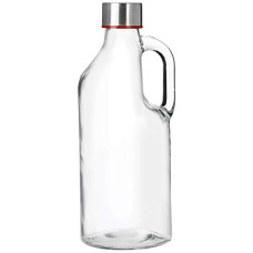 Deals, Discounts & Offers on  - Amazon Brand - Solimo Silica Glass Milk Bottle, 1 Litre (Transparent)