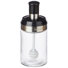 Deals, Discounts & Offers on  - Amazon Brand - Solimo Borosilicate Glass Sauce Jar with Dipper, 250 ml