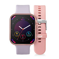 Deals, Discounts & Offers on Electronics - Vibez by Lifelong Hype Women Smartwatch with Bluetooth Calling|Multiple Straps (VBSWW801, 1 Year Manufacturer Warranty, Rose Gold)