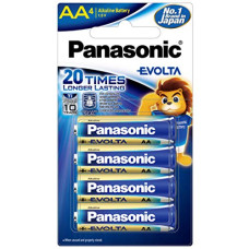 Deals, Discounts & Offers on  - Panasonic Evolta Premium AA Alkaline 1.5V Batteries - Long-Lasting, Anti-Leak Seal, Power Protection