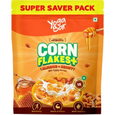 Deals, Discounts & Offers on Food and Health - Yogabar Cornflakes Almond & Honey Healthy Crunchy cereals with Probiotics Pouch(850 g)