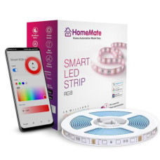 Deals, Discounts & Offers on  - HomeMate Wi-Fi Multicolour Smart LED Strip Kit | 5 Meters | Music Sync Feature | No Hub Required | Works with Amazon Alexa, Google Home & Siri (RGB 5 Meter Kit with Built-in Mic Controller)