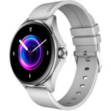 Deals, Discounts & Offers on  - beatXP Nuke 1.32'' Super AMOLED Display, Bluetooth Calling with Health Tracking & IP67 Smartwatch(Ice Silver Strap, Free Size)