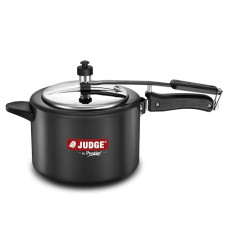 Deals, Discounts & Offers on Cookware - Judge by Prestige Vista Inner-Lid 5 L Induction Bottom Pressure Cooker (Hard Anodized)