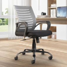 Deals, Discounts & Offers on Furniture - CELLBELL Desire C104 Mesh Mid Back Ergonomic Office Chair/Study Chair/Revolving Chair/Computer Chair