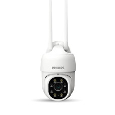 Deals, Discounts & Offers on Electronics - PHILIPS Outdoor Weather Proof IP65 CCTV WiFi Security Camera | PTZ | Colour Night Vision | 2 Way Talk | AES-128bit Encryption | 2 Year Brand Warranty | HSP 3800