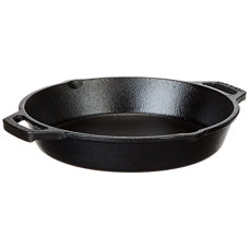 Deals, Discounts & Offers on Cookware - Amazon Brand - Solimo Pre-Seasoned Cast Iron Round Pan/ Skillet Pan,10 Inches (26 cm, Black)
