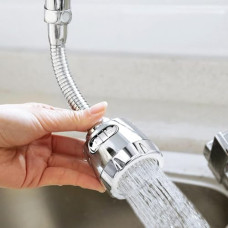 Deals, Discounts & Offers on Home Improvement - JIALTO 360 Rotating Faucet Sprayer with Double Mode Aerator Extension Tubes, Water-Saving,