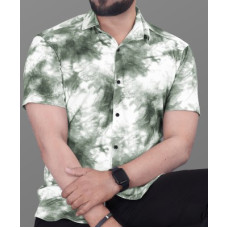 Deals, Discounts & Offers on  - VeBNoRMen Regular Fit Printed Spread Collar Casual Shirt
