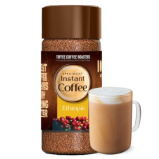 Deals, Discounts & Offers on  - Toffee Coffee Roasters | Ethiopia Speciality Instant Coffee| As Seen On Shark Tank | 100% Arabica | Ready in Seconds | Microground Technology | Makes 25 Cups