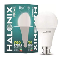 Deals, Discounts & Offers on  - Halonix Prime 10W Neo Radar Motion Sensor B22 Led Light Bulb (Cool Day White) Pack of 1