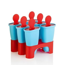 Deals, Discounts & Offers on  - E-COSMOS Set of 6 Plastic 100% Food Grade Homemade Reusable for Home, Kitchen, Ice Lolly Mould,Popsicle Frozen Ice Cream, Ice Pop Makers, Kulfi Candy Mould Tray