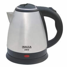 Deals, Discounts & Offers on  - INALSA Electric Kettle 1.5 Liter with Stainless Steel Body - Kwik|Auto Shut Off & Boil Dry Protection Safety Features| Cordless Base & Cord Winder|Hot Water Kettle |Water Heater Jug