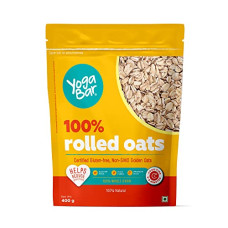 Deals, Discounts & Offers on  - Yogabar 100% Rolled Oats 400g | Premium Golden Rolled Oats